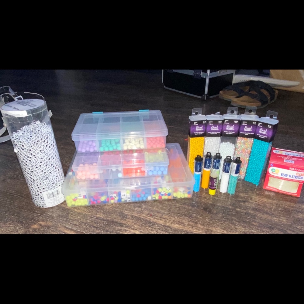 VALUE PACK beads, string, everything